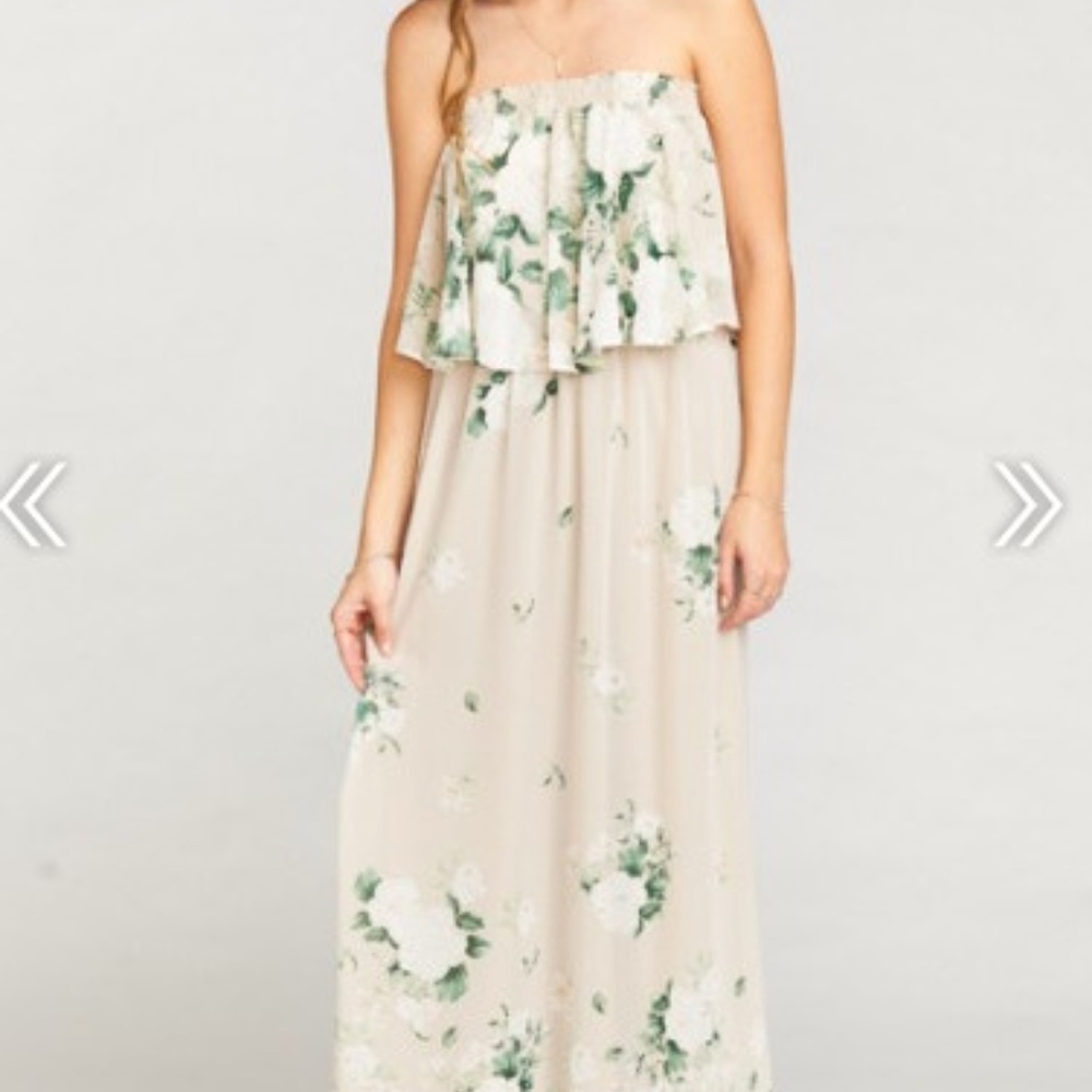 Show Me Your Mumu Hacienda Maxi Dress Bouquet Toss